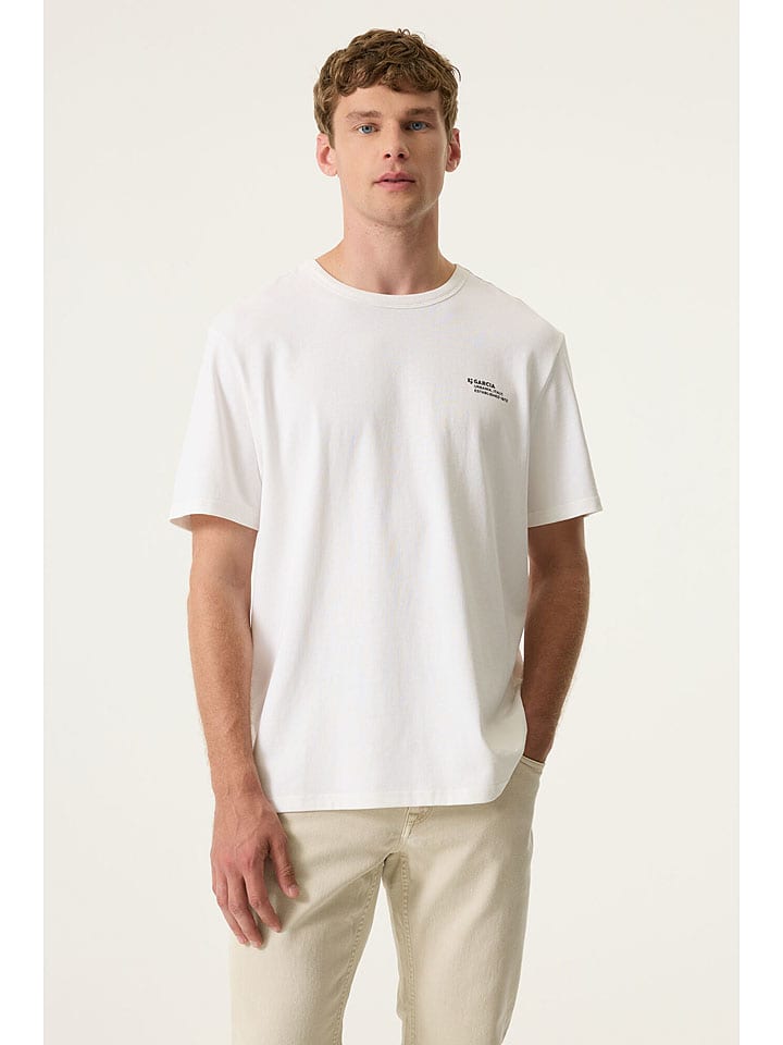 Tričko Garcia Weiß 5178705 Shirt in Weiß - 5