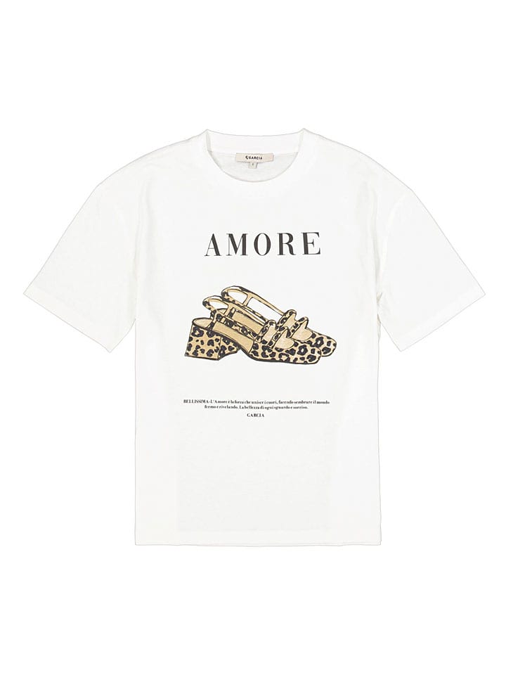 Tričko Garcia Weiß 1785099 Shirt in Weiß - 5