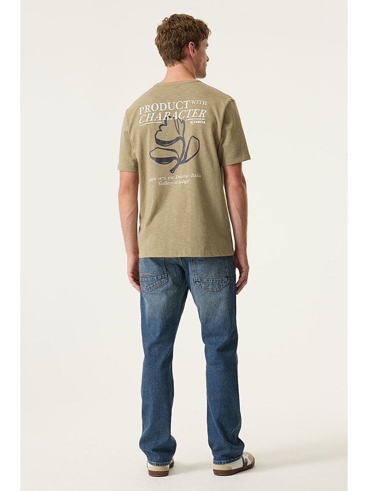 Tričko Garcia Khaki 7122749 Shirt in Khaki - 2