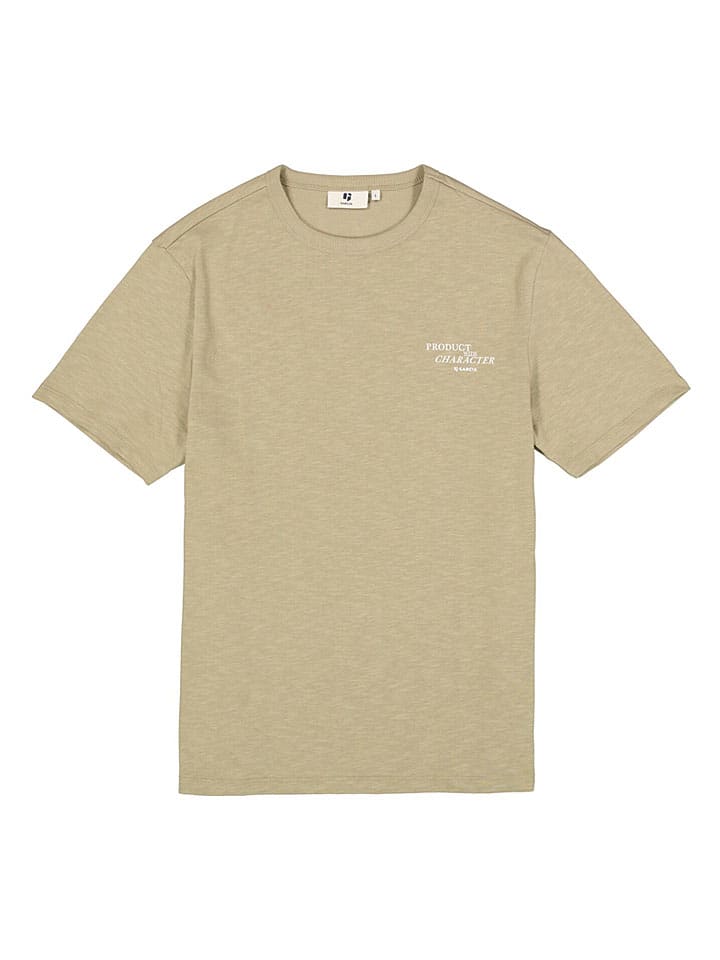 Tričko Garcia Khaki 7122749 Shirt in Khaki - 5