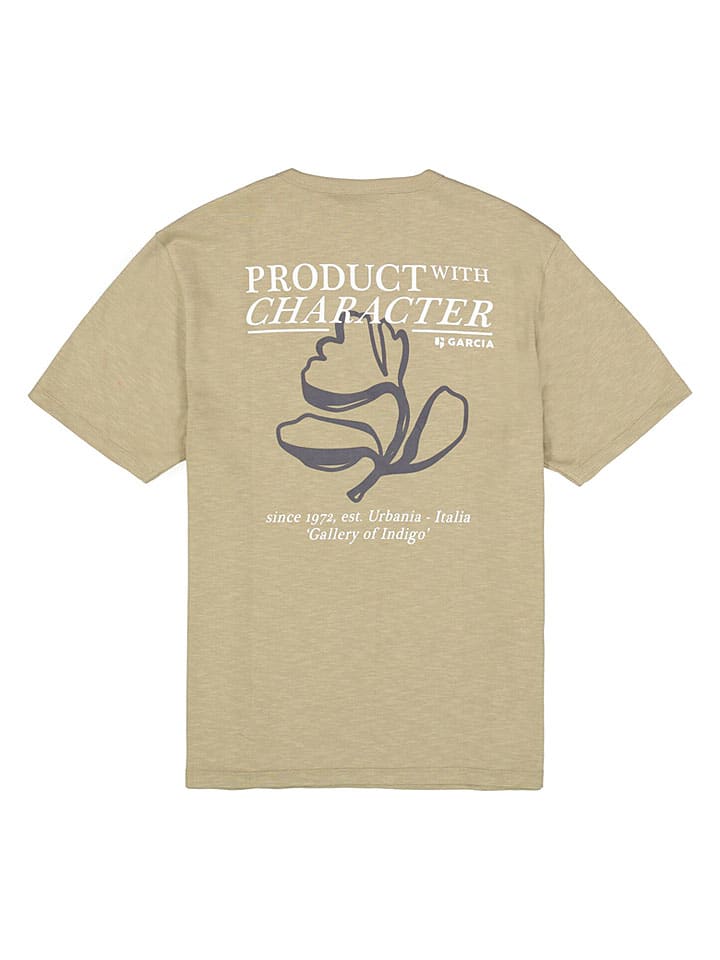 Tričko Garcia Khaki 7122749 Shirt in Khaki - 6