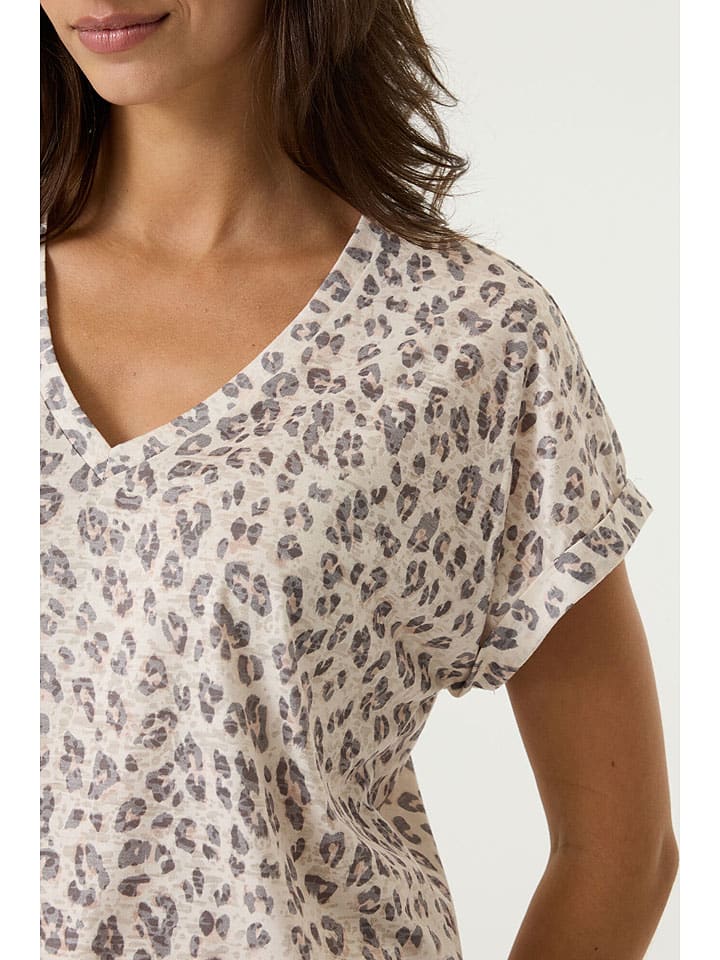 Tričko Garcia Creme 9990256 Shirt in Creme - 3