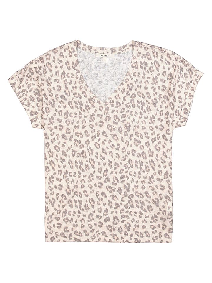 Tričko Garcia Creme 9990256 Shirt in Creme - 5