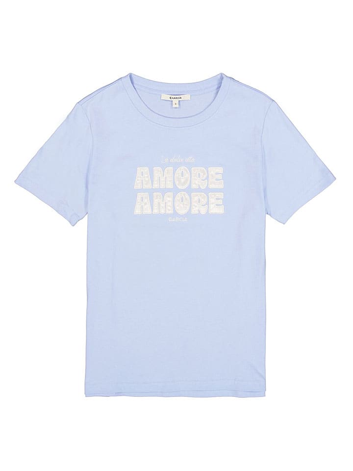 Tričko Garcia Hellblau 7714685 Shirt in Hellblau - 5