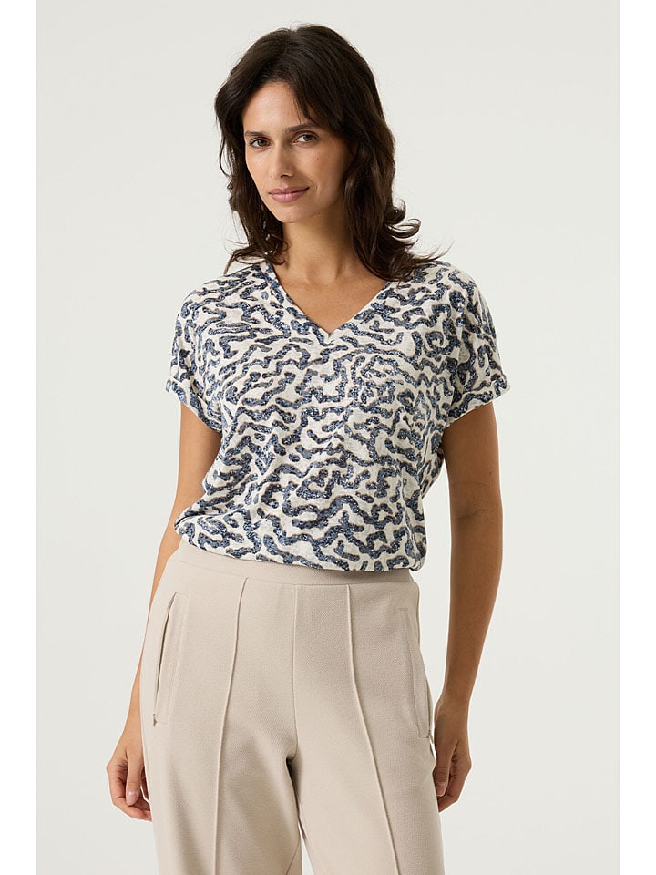 Tričko Garcia Weiß 3287099 Shirt in Weiß - 4