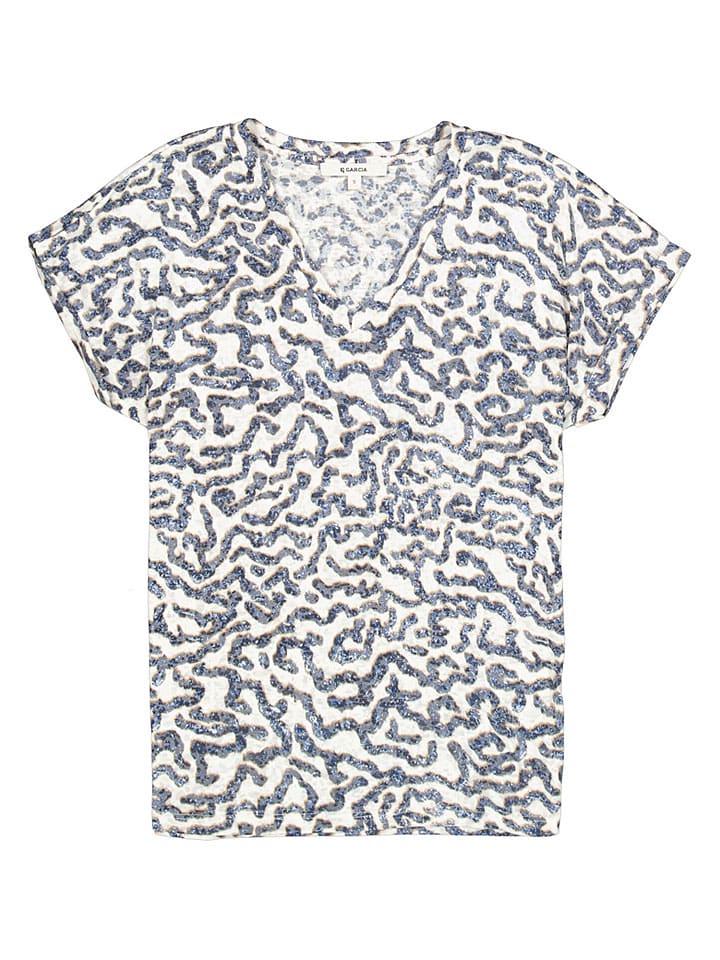 Tričko Garcia Weiß 3287099 Shirt in Weiß - 5
