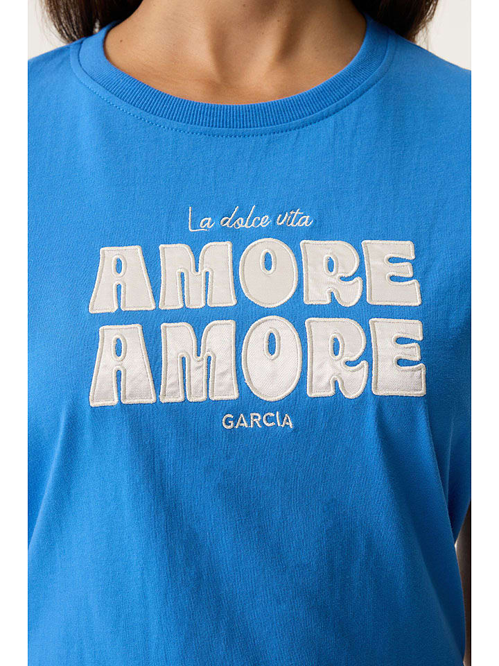 Tričko Garcia Blau 8413970 Shirt in Blau - 3