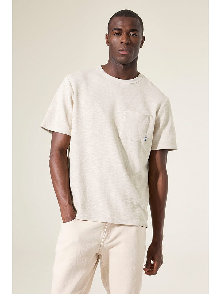 Tričko Garcia Creme 6168199 Shirt in Creme - 4