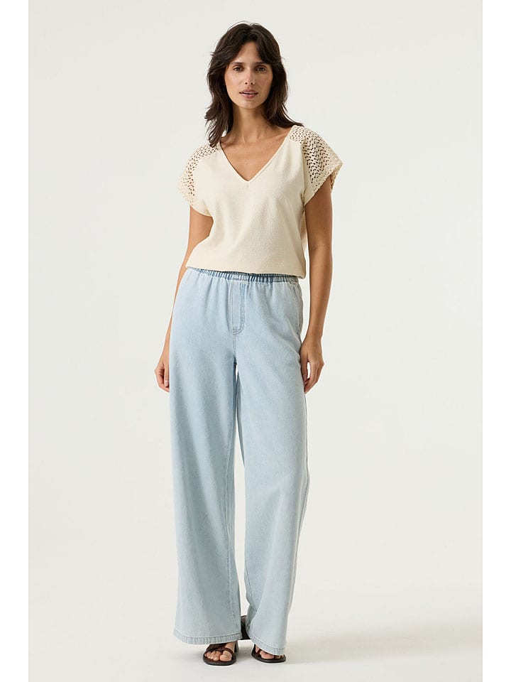 Tričko Garcia Creme 3604836 Shirt in Creme - 1