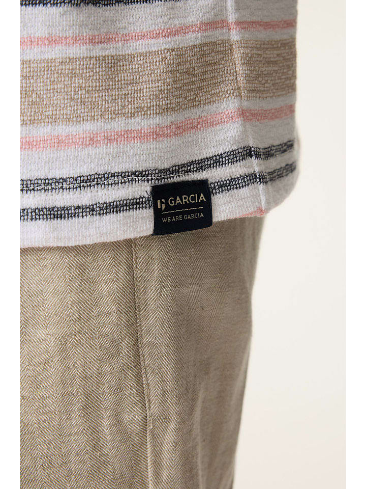Tričko Garcia Weiß/ Beige 911724 Shirt in Weiß/ Beige - 3