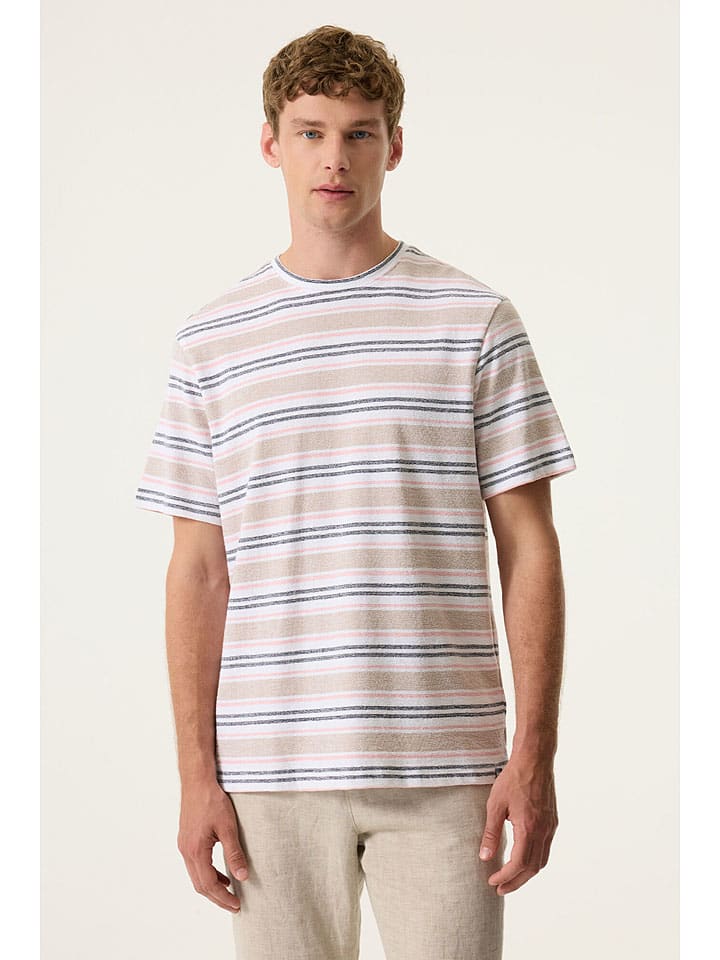 Tričko Garcia Weiß/ Beige 911724 Shirt in Weiß/ Beige - 4