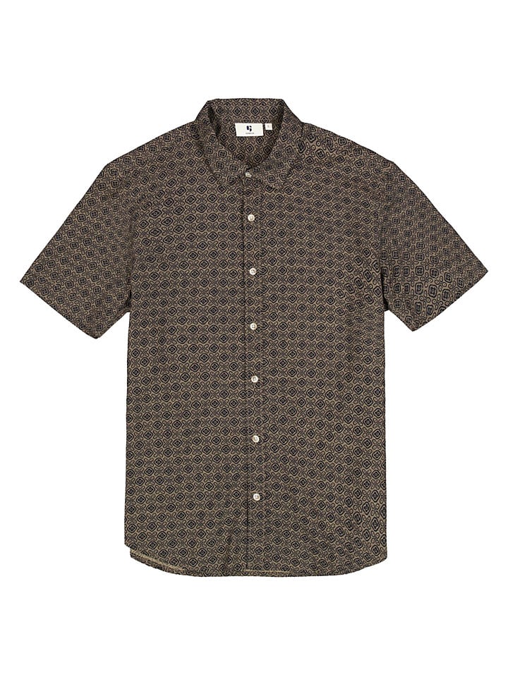 Košile Garcia Khaki 6037607 Hemd in Khaki - 5