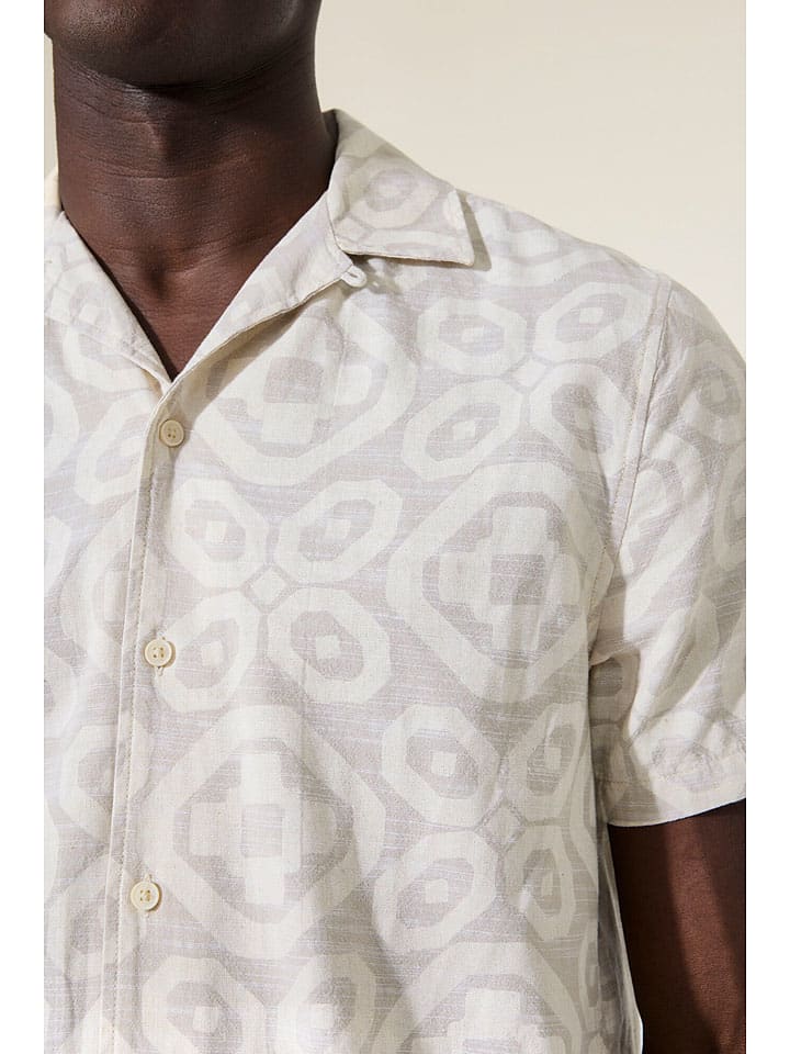 Košile Garcia Creme 7987126 Hemd in Creme - 3