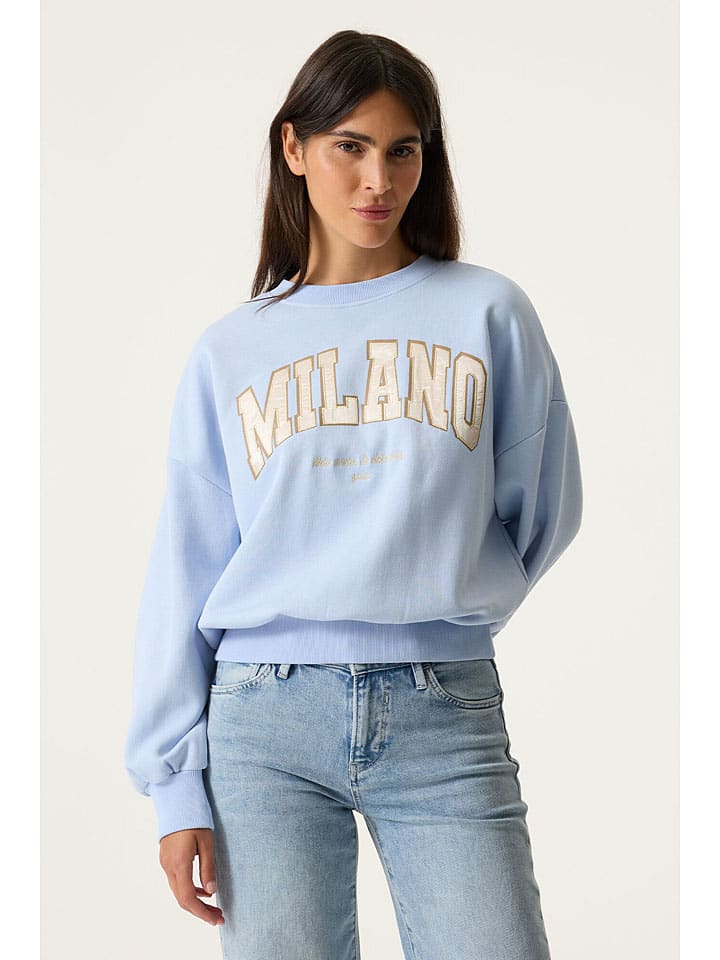 Mikina Garcia Hellblau 347123 Sweatshirt in Hellblau - 4