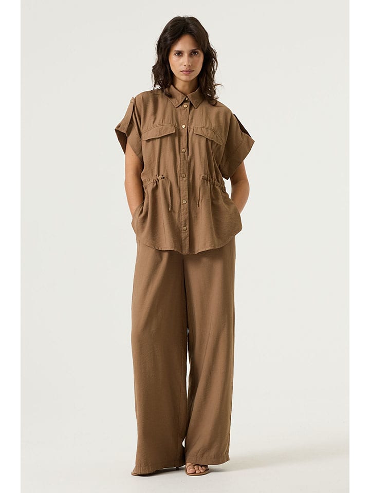 Garcia Hellbraun 8656208 Bluse in Hellbraun - 1