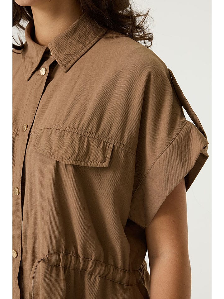 Garcia Hellbraun 8656208 Bluse in Hellbraun - 3