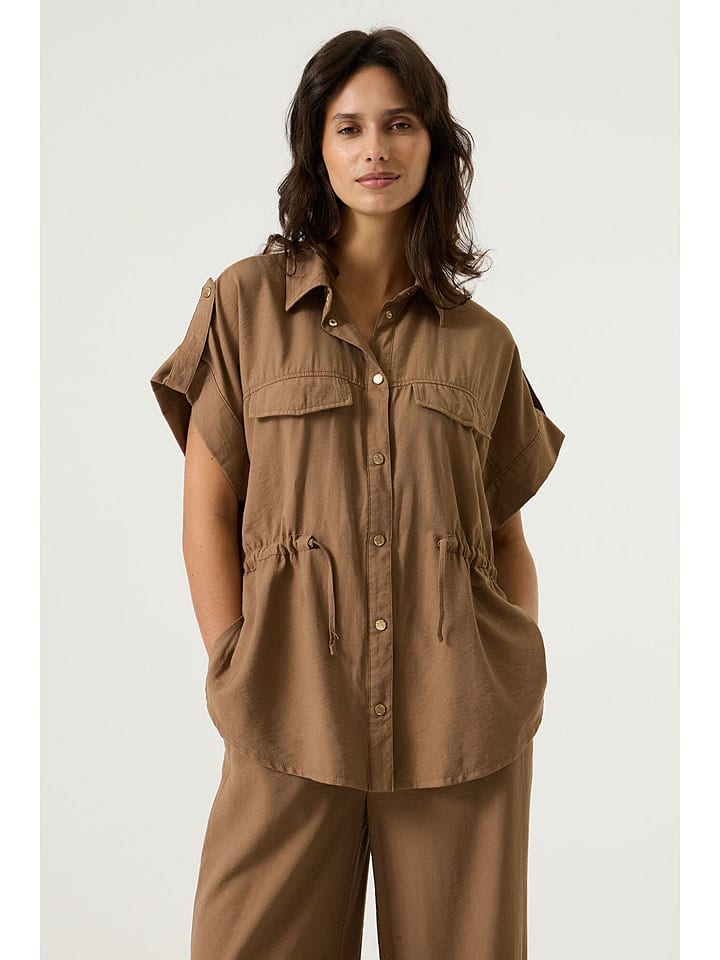 Garcia Hellbraun 8656208 Bluse in Hellbraun - 4
