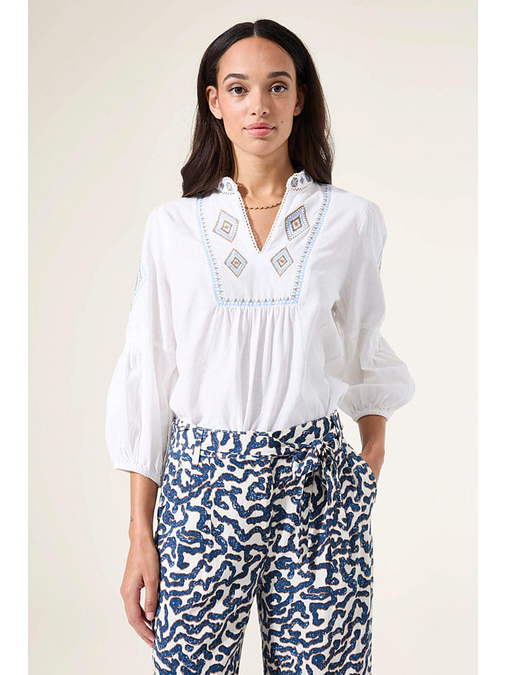 Garcia Weiß 4843198 Bluse in Weiß - 4
