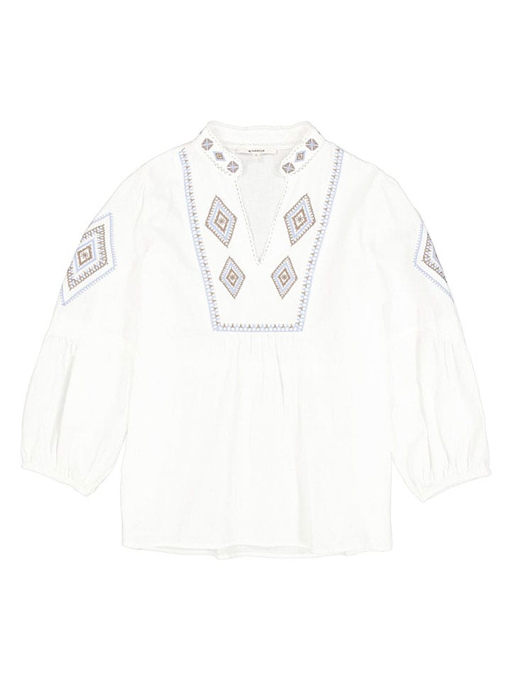 Garcia Weiß 4843198 Bluse in Weiß - 5