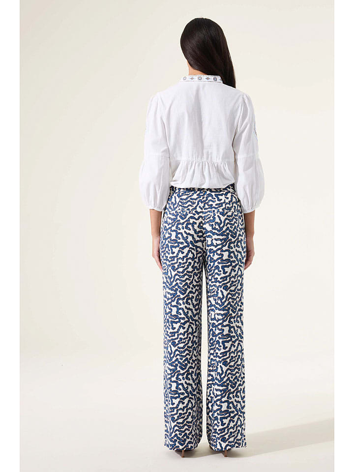 Garcia Weiß/ Blau 527096 Hose in Weiß/ Blau - 2