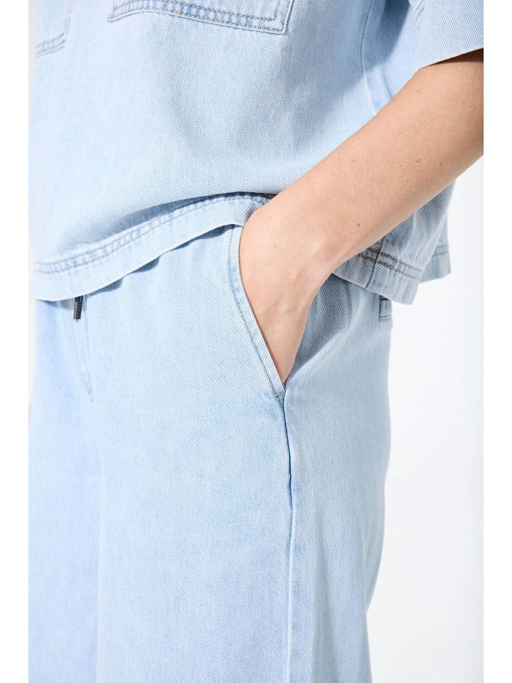 Garcia Hellblau 7432344 Hose in Hellblau - 3