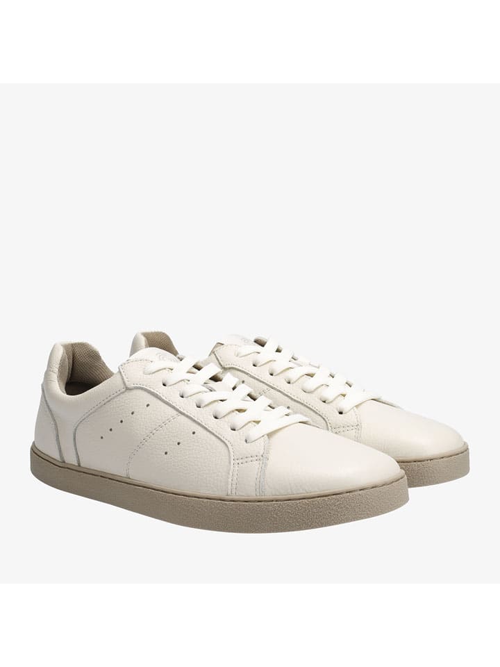 Tenisky Groundies Creme 5705315 Leder-Barfußschuhe "Universe" in Creme - 4