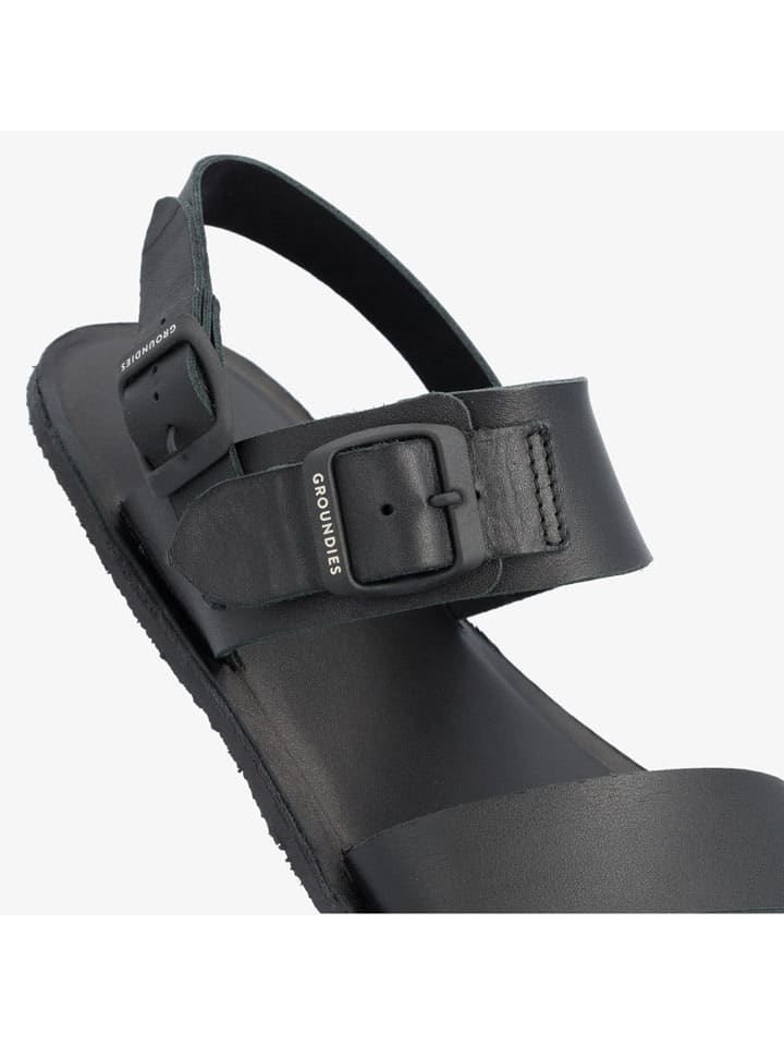 Groundies Schwarz 7542383 Leder-Barfußschuhe "Kos" in Schwarz - 2
