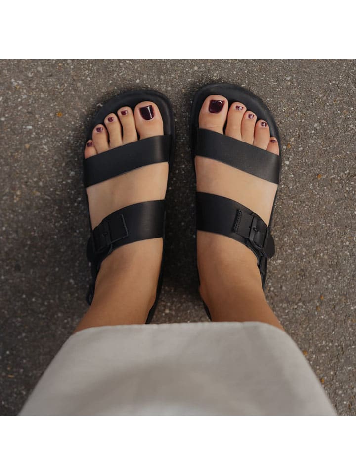 Groundies Schwarz 7542383 Leder-Barfußschuhe "Kos" in Schwarz - 6