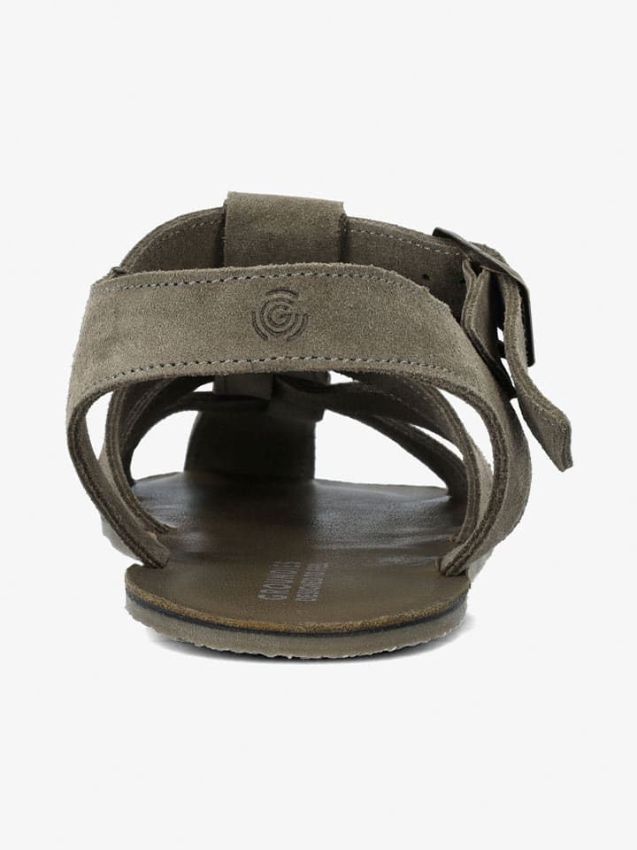 Groundies Khaki 7089249 Leder-Barfußschuhe "Catania" in Khaki - 4