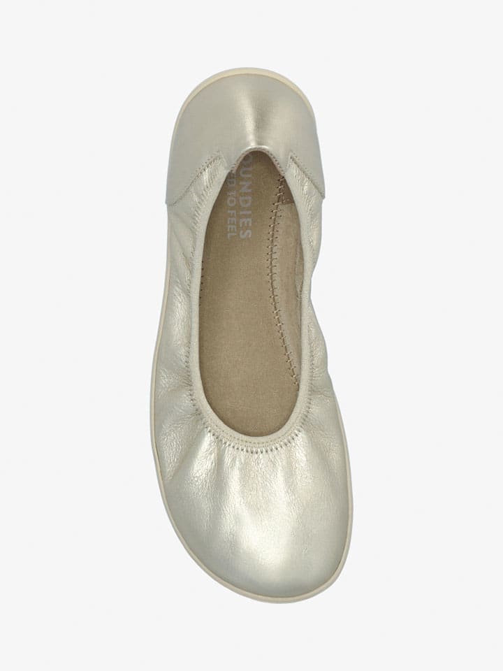 Groundies Gold 1786853 Leder-Barfußschuhe "3.0" in Gold - 3