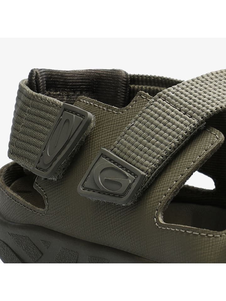 Groundies Khaki 8929854 Leder-Barfußschuhe "Trace" in Khaki - 5