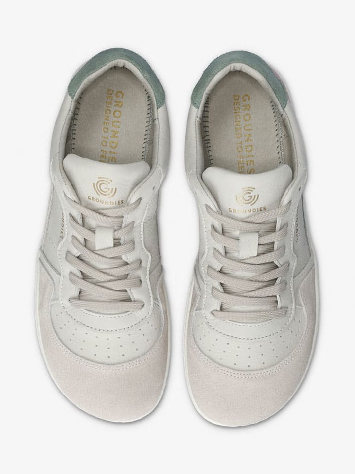 Tenisky Groundies Beige/ Rosa 3352566 Leder-Barfußschuhe "Nova GO1" in Beige/ Rosa - 5