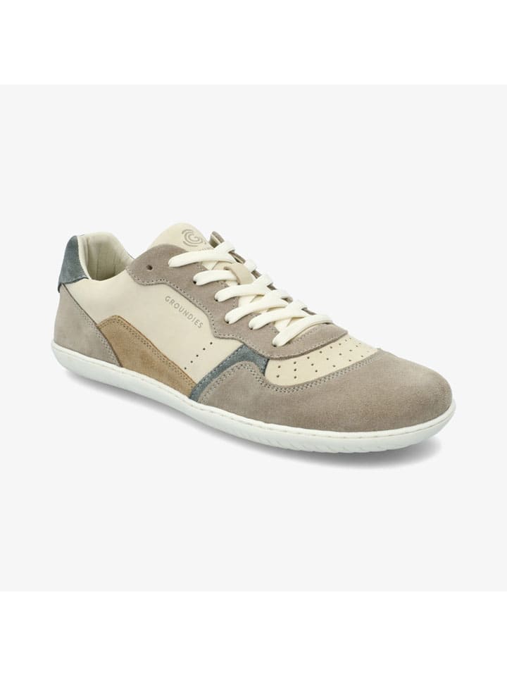 Tenisky Groundies Beige 7315925 Leder-Barfußschuhe "Nova GO1" in Beige - 2