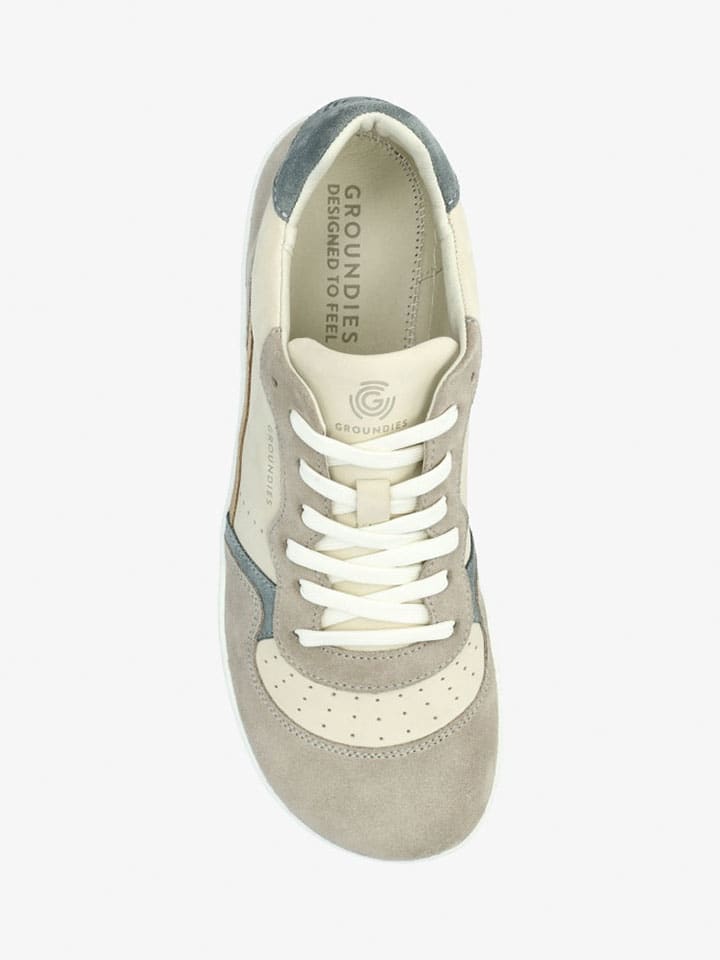 Tenisky Groundies Beige 7315925 Leder-Barfußschuhe "Nova GO1" in Beige - 3