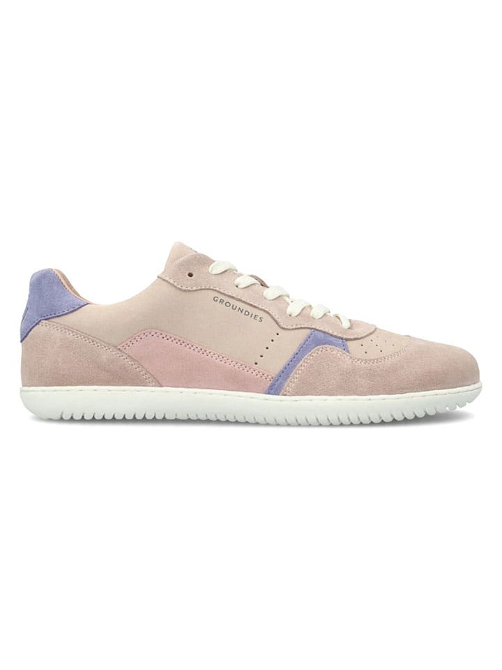 Tenisky Groundies Rosa/ Lila 343661 Leder-Barfußschuhe "Nova GO1" in Rosa/ Lila - 1