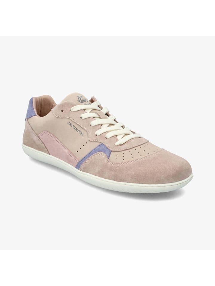 Tenisky Groundies Rosa/ Lila 343661 Leder-Barfußschuhe "Nova GO1" in Rosa/ Lila - 2