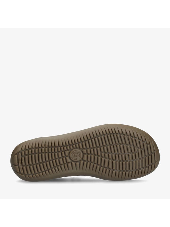 Boty Groundies Khaki 7842549 Leder-Barfußschuhe "Cricket" in Khaki - 6