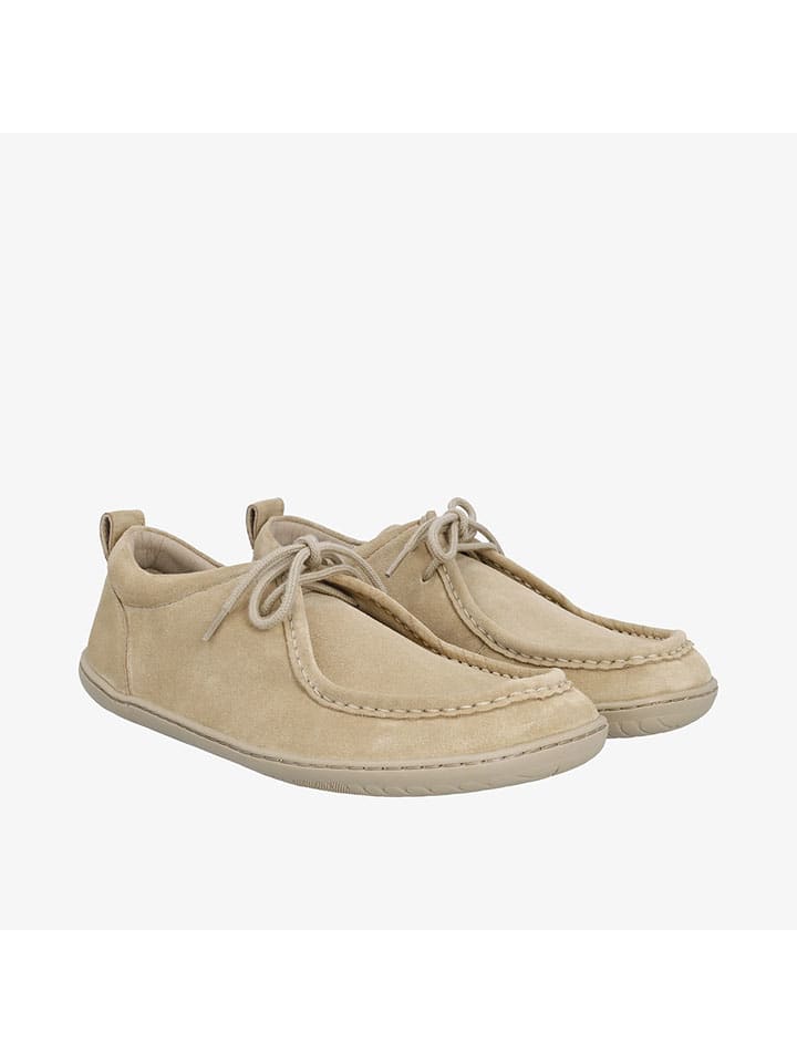 Boty Groundies Beige 6552889 Leder-Barfußschuhe "Cricket Plus+" in Beige - 2
