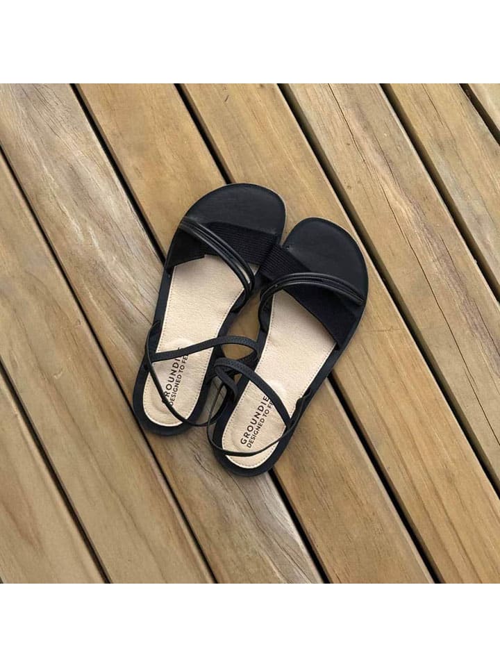 Groundies Schwarz 9060031 Barfußschuhe "Corfu" in Schwarz - 6