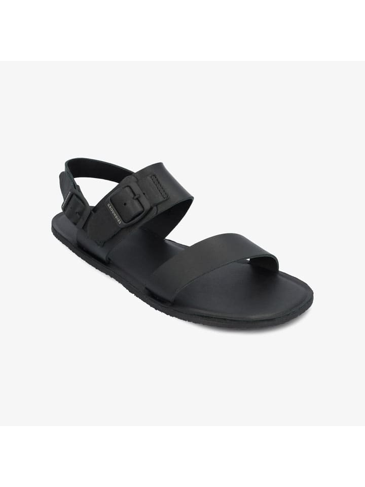 Groundies Schwarz 9514010 Leder-Barfußschuhe "Kos" in Schwarz - 2