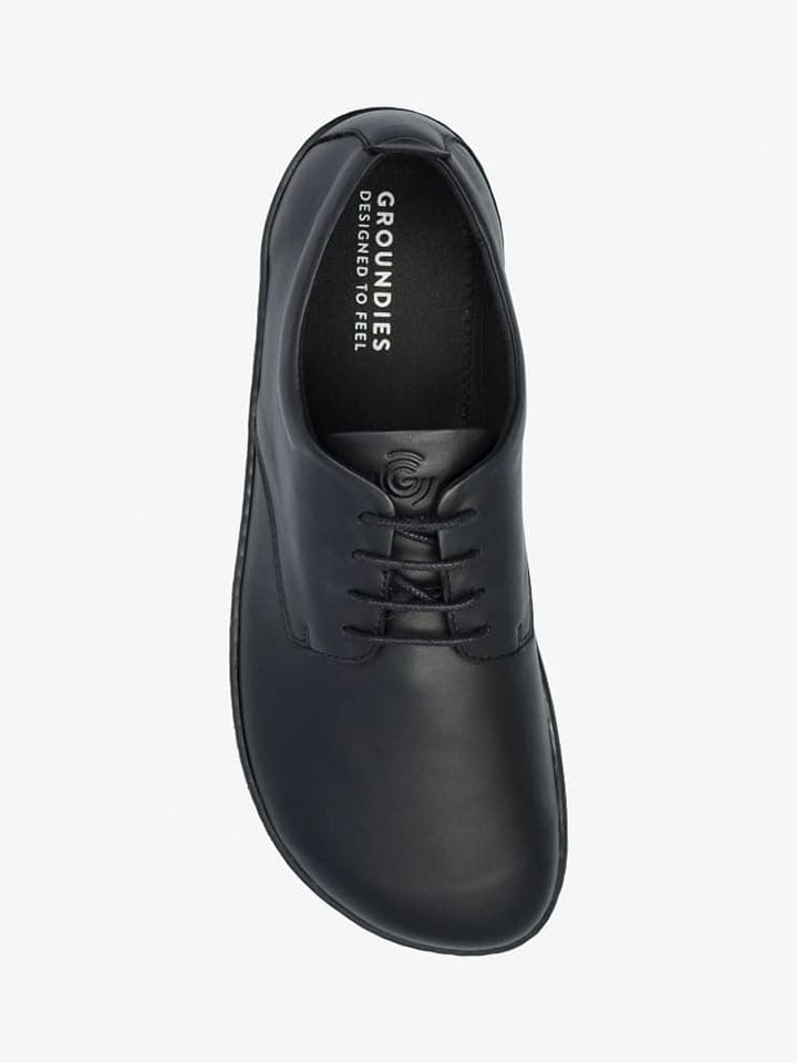 Boty Groundies Schwarz 484116 Leder-Barfußschuhe "Palermo Plus+" in Schwarz - 5