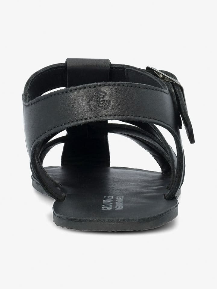 Groundies Schwarz 7586875 Leder-Barfußschuhe "Catania" in Schwarz - 5