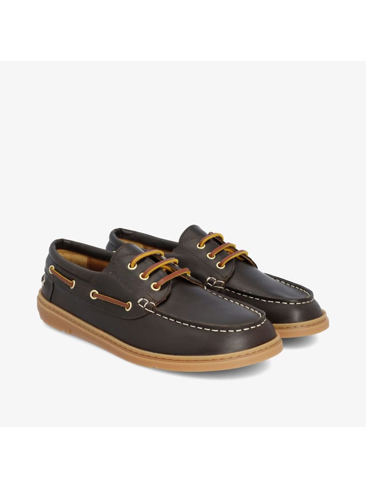 Boty Groundies Braun 1840564 Leder-Barfußschuhe "Tide" in Braun - 2