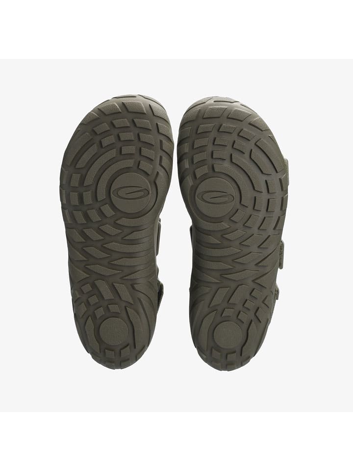 Groundies Khaki 858199 Leder-Barfußschuhe "Trace" in Khaki - 3