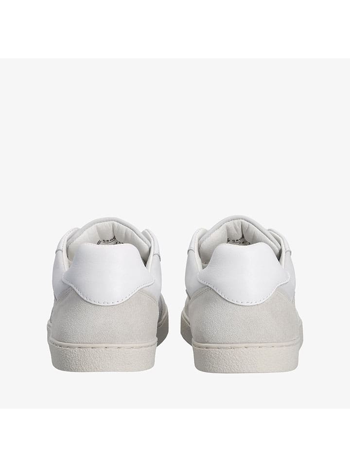Tenisky Groundies Weiß/ Creme 182744 Leder-Barfußschuhe "Nova" in Weiß/ Creme - 6