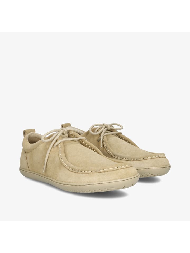 Boty Groundies Beige 6467336 Leder-Barfußschuhe "Cricket" in Beige - 2