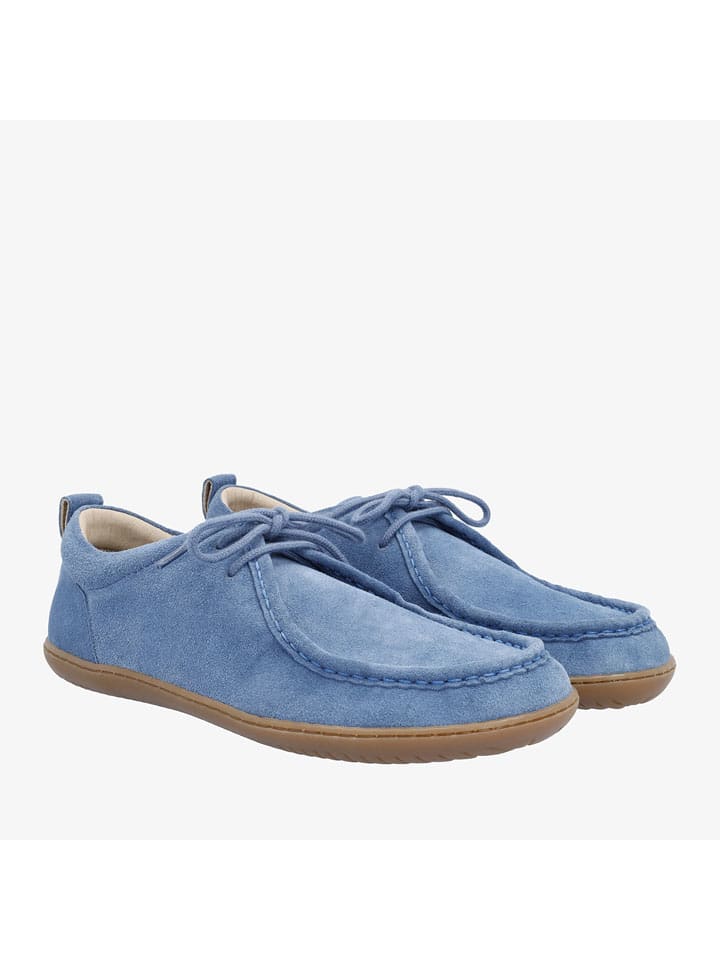 Boty Groundies Hellblau 8214947 Leder-Barfußschuhe "Cricket" in Hellblau - 2
