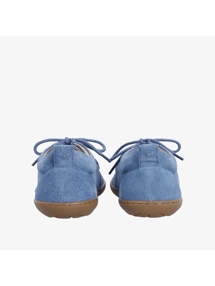 Boty Groundies Hellblau 8214947 Leder-Barfußschuhe "Cricket" in Hellblau - 6