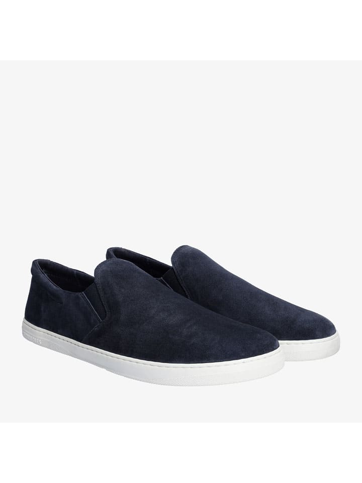 Boty Groundies Dunkelblau 3615183 Leder-Barfußschuhe "Ease" in Dunkelblau - 2