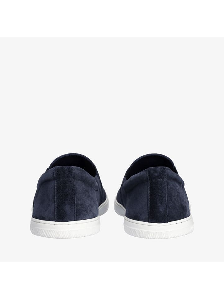 Boty Groundies Dunkelblau 3615183 Leder-Barfußschuhe "Ease" in Dunkelblau - 6